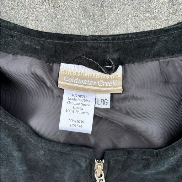 Coldwater creek suede vest - Picture 2 of 3